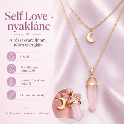 Self Love nyaklánc – rózsakvarc ásvánnyal